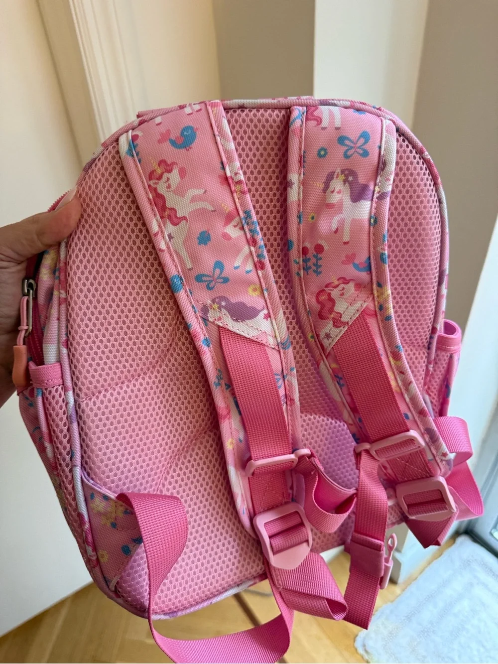 Milestones Pink Unicorn Kids Backpack